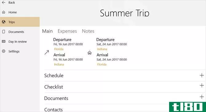 trip companion windows app