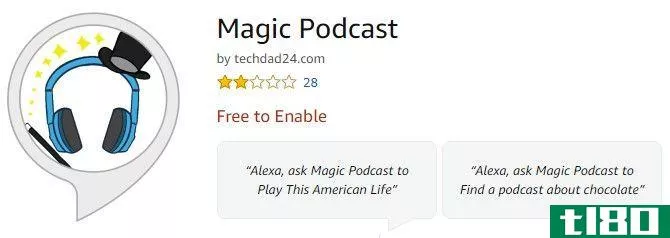 Magic Podcast for amazon echo podcasts