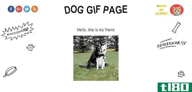 dog gif page