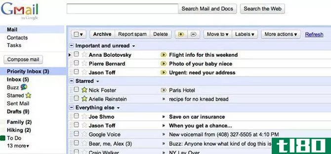 gmail in 2010