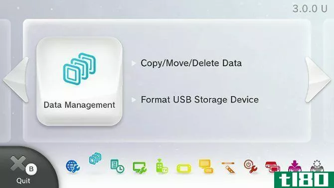 Wii U Data Management