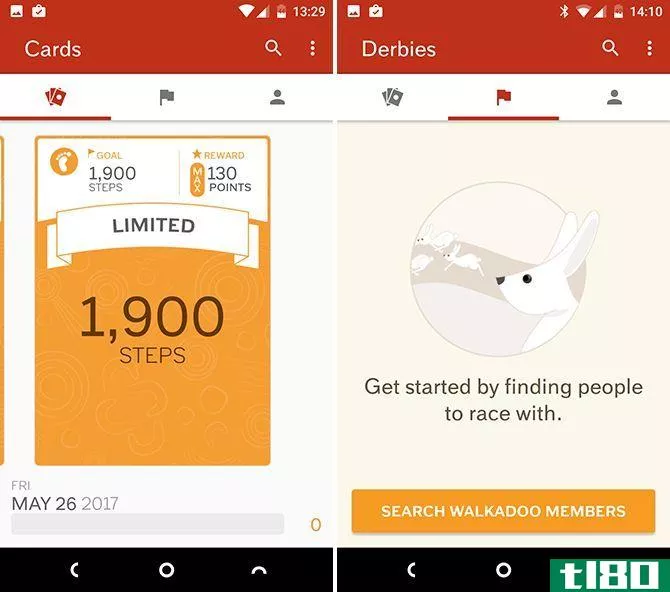 android fitbit walkadoo