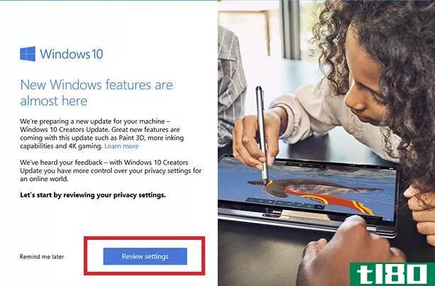windows 10 creators update privacy