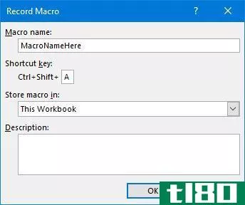 how to record a macro in excel 2016
