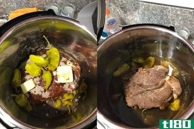 different meals cooked in instant pot