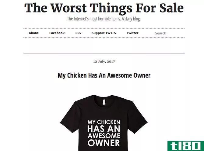 the worst things for sale