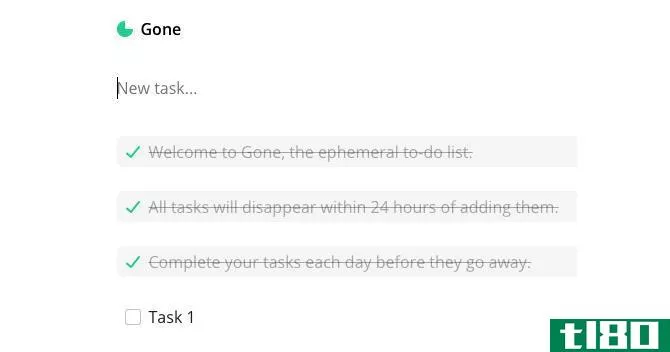 gone 24-hour task list to-do