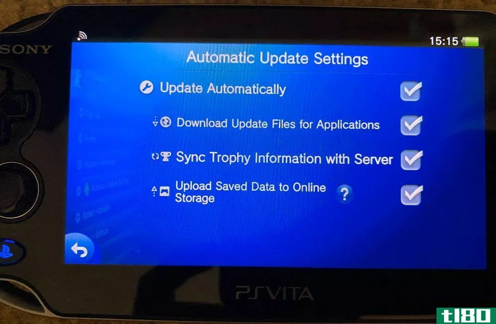 PS Vita Automatic Background Update