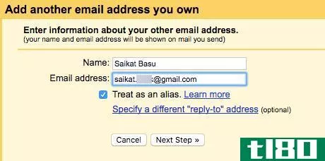 Gmail -Add Another Email Address