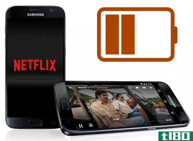 android battery netflix
