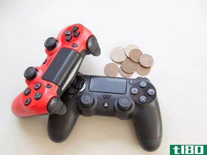 gaming controllers and money