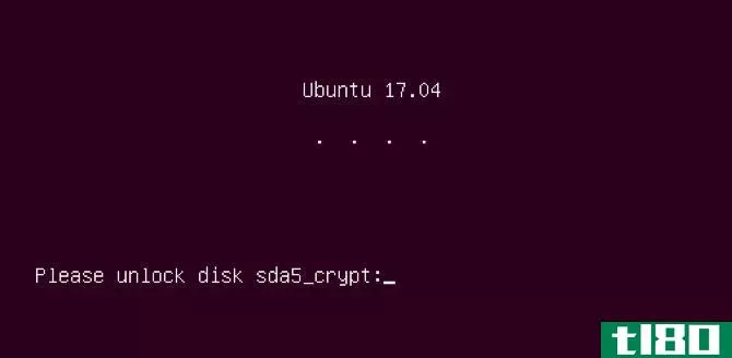 ubuntu encrypt startup