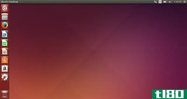 linux unity on desktop