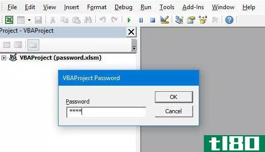 excel new password