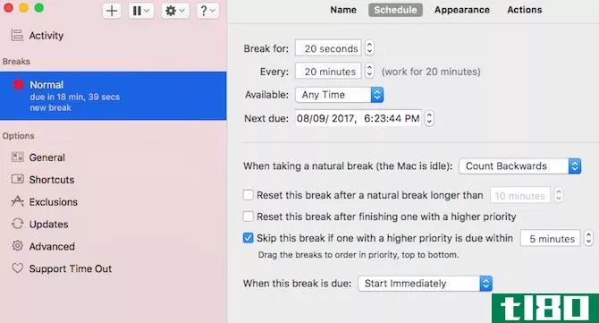 mac free productivity timeout