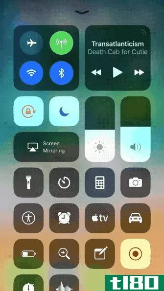 iOS 11 Control Center AirPlay Shortcut