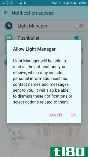 light manager permissi*** android led notificati***