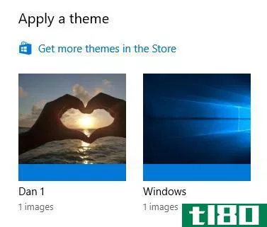 windows 10 apply a theme