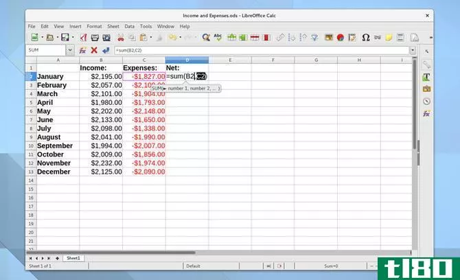 linux manage career libreoffice spreadsheet