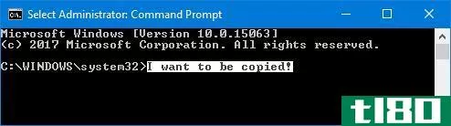 command prompt copy and paste