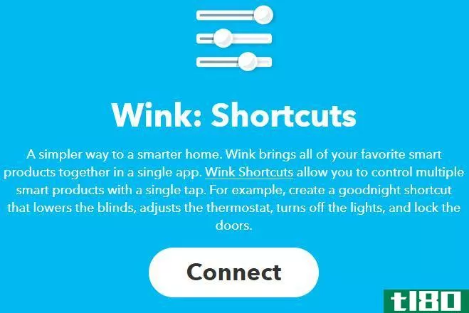 wink shortcuts ifttt