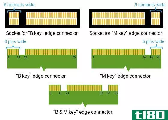 m2 edge connector keying