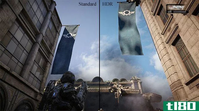 xbox one x standard vs hdr