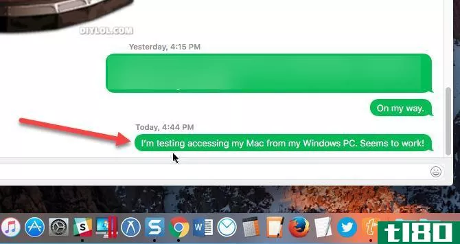 mac realvnc viewer imessage windows