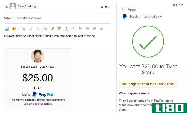 paypal outlook