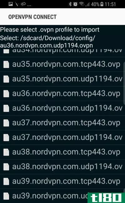 openvpn connect nordvpn server list