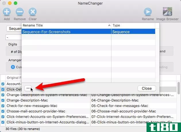 delete saved rename namechanger mac