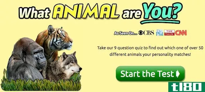animal personality quiz