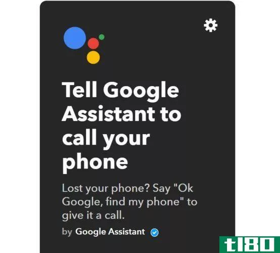google assistant call home ifttt