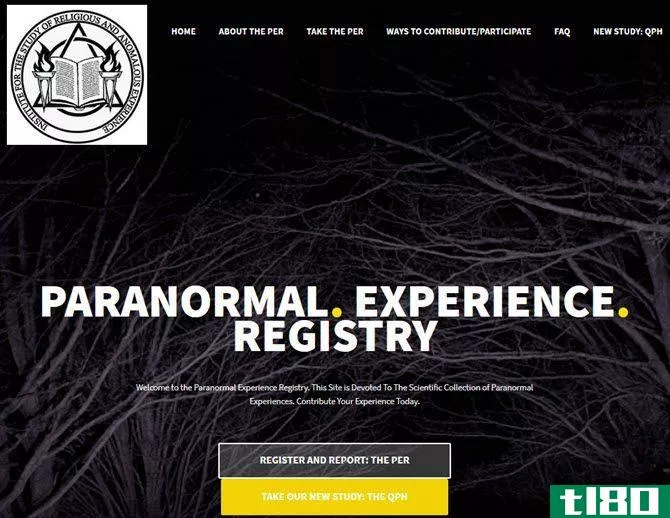 paranormal experience registry