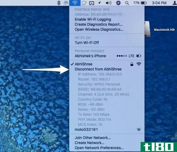 change spoof mac address on mac