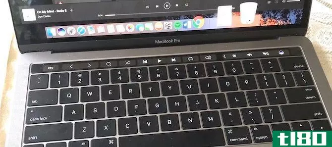 spotify touch bar