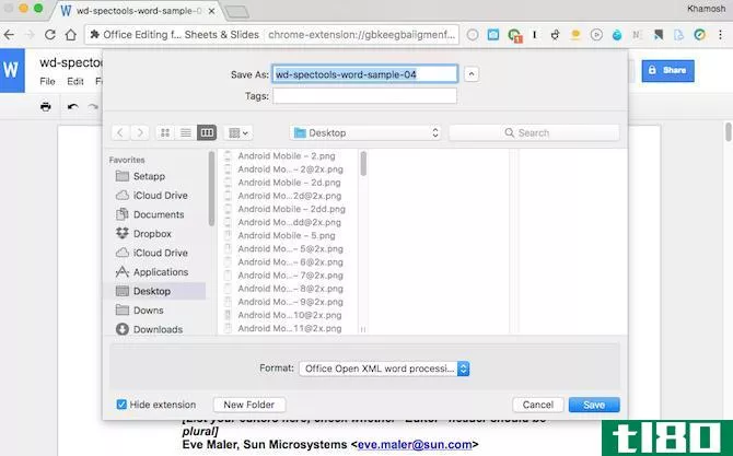 open office documents in chrome 4