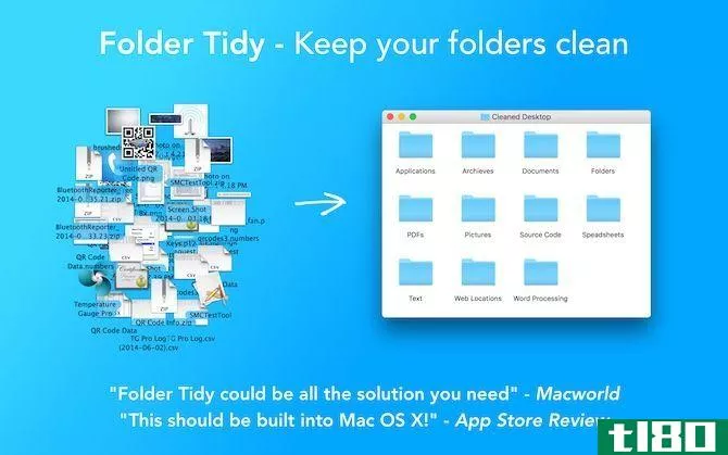 mac desktop clutter folder tidy