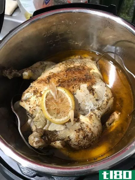 chicken lemon cooked in instant pot