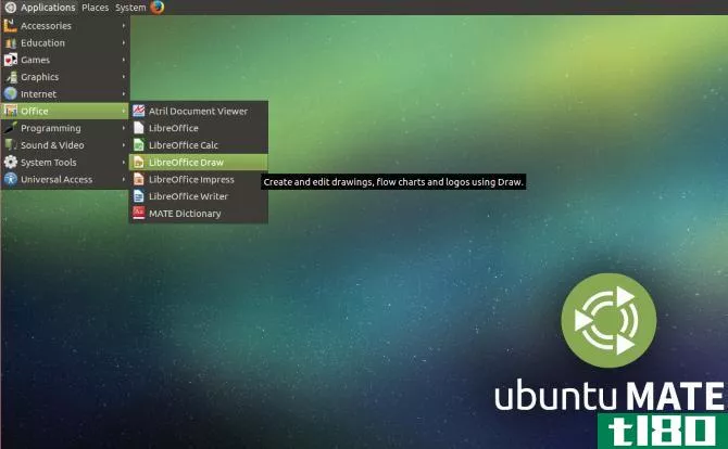 ubuntu mate menu