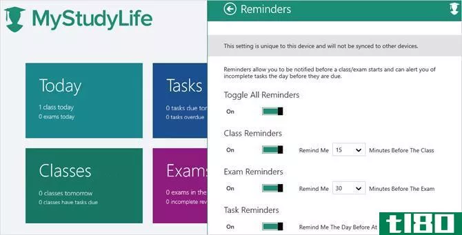 my study life windows app