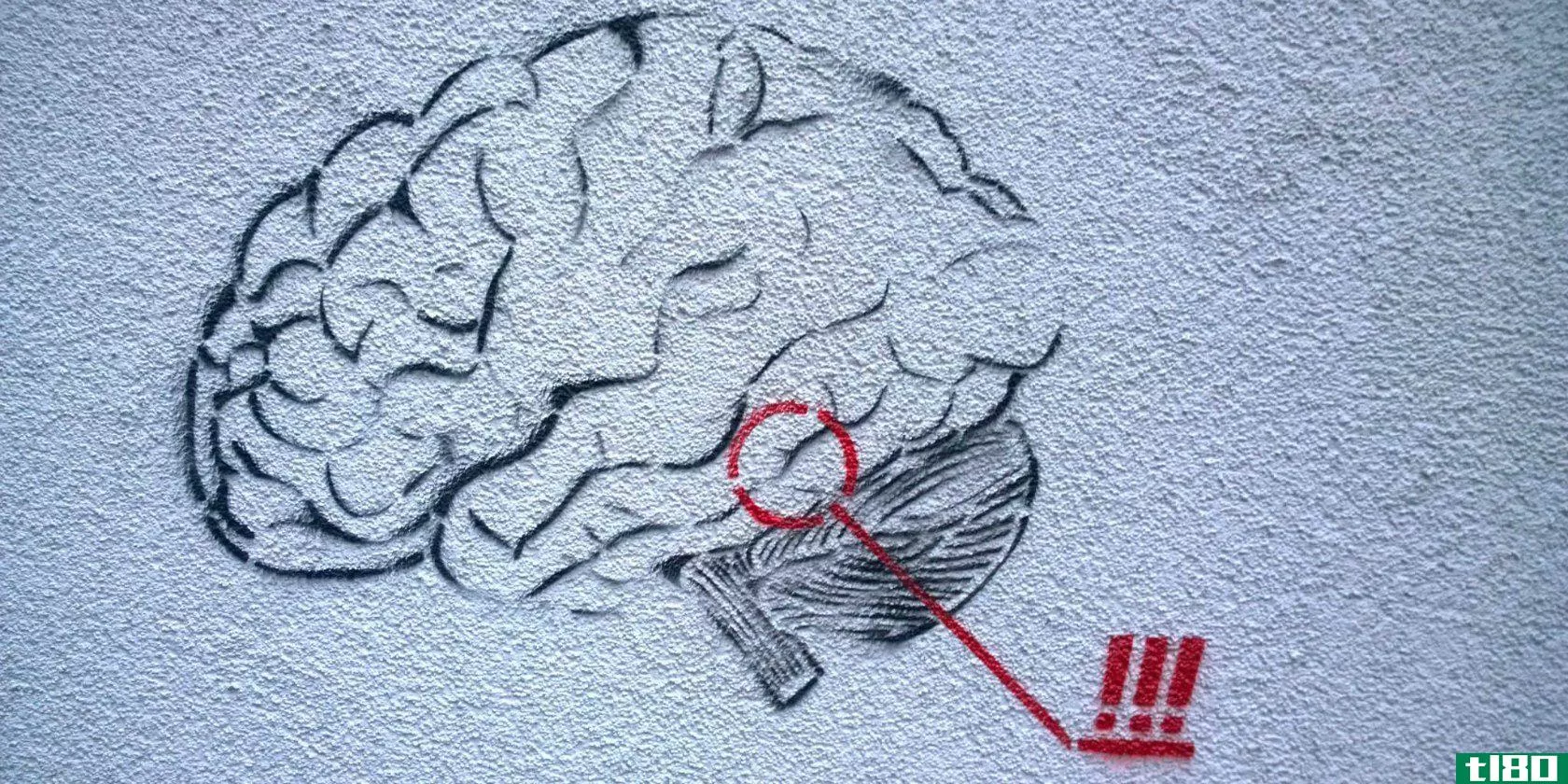 human-brain-graffiti