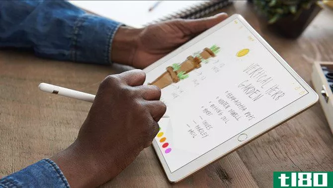 apple pencil taking notes