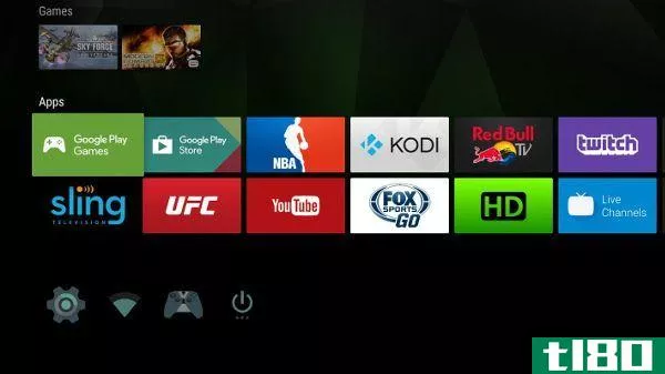 android tv settings homescreen