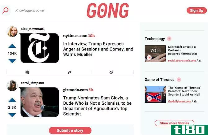 gong news social network