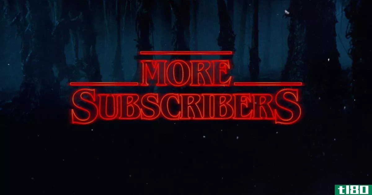 more-subscribers-stranger-things-logo