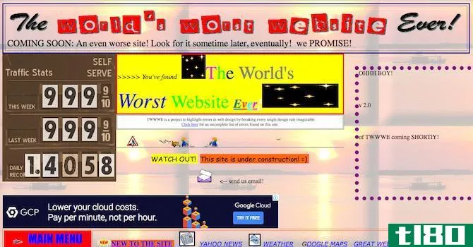 world's worst website ever