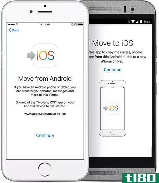 move from android to ios app