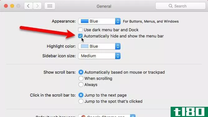 automatically hide menu bar in mac
