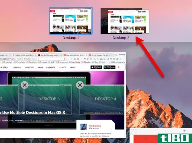 drag app to other desktop mac spaces